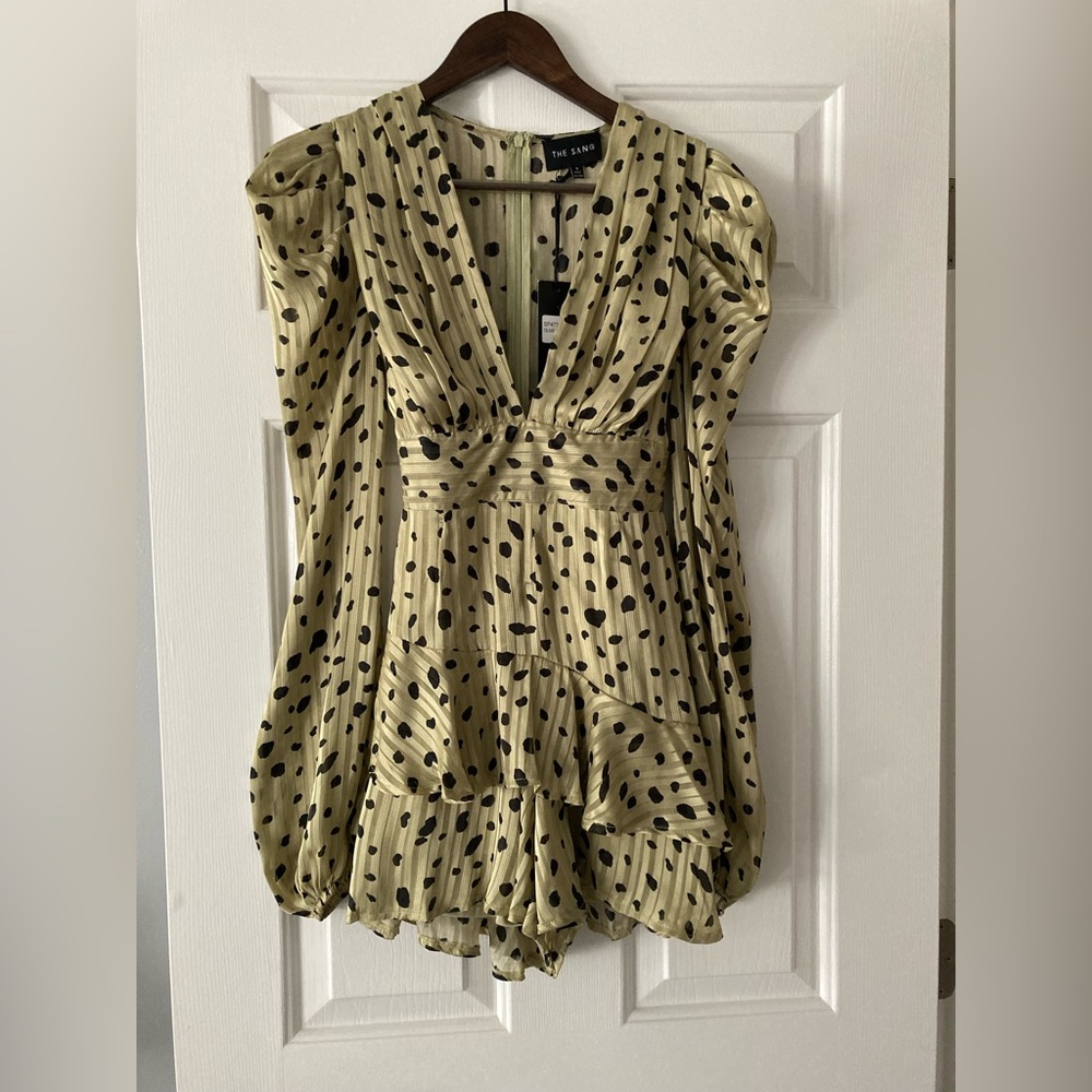 The Sang Light Olive Oil Romper